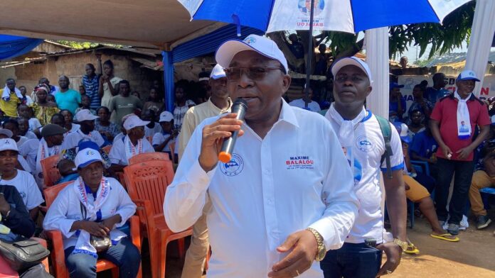 Inauguration d'un forage dans Sapeké 2 à Bangui