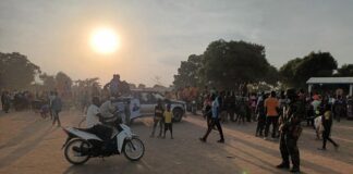 RCA: À Bocaranga, des instructeurs russes sécurisent un meeting du candidat Dologuélé