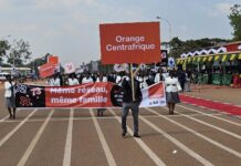 Orange Centrafrique célèbre le 67ᵉ anniversaire de la République lors du défilé du 1er décembre