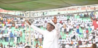 RCA: le candidat Touadéra en campagne électorale avec l’objectif d’une victoire dès le premier tour