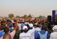 Présidentielle 2025: Touadéra face à une mobilisation massive au terrain de l’école Ndress à Bangui