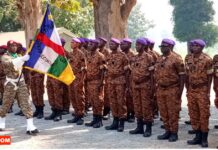 RCA: fin de formation de 270 agents de douanes et de 258 stagiaires douaniers de la zone CEMAC au camp militaire Kassaï