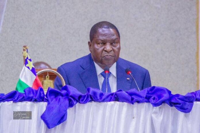 Le Chef de l'Etat centrafricain Faustin Archange Touadéra