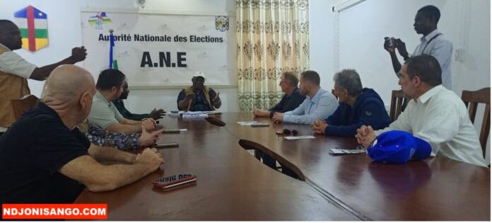 Une mission européenne d'observation électorale avec le président de l'Autorité nationale des élections en Centrafrique