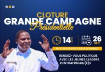 RCA: JLT appelle la jeunesse à une forte mobilisation pour la victoire de Touadéra