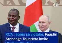RCA–Russie: Touadéra revendique un partenariat stratégique décisif pour le relèvement de son pays
