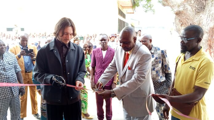 Inauguration de salles de classes du lycée Faustin Archange Touadéra