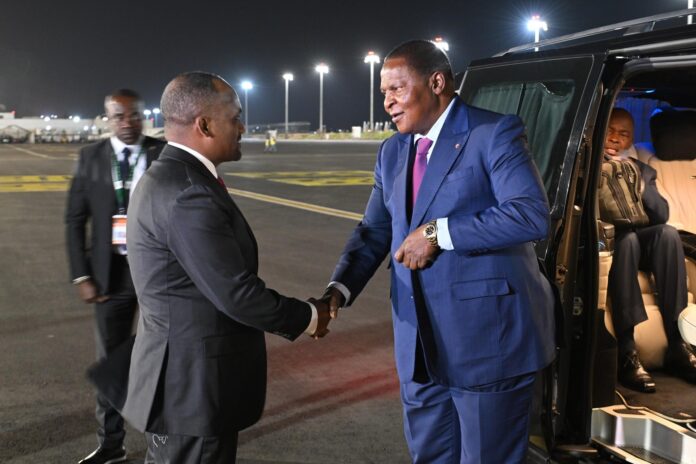 Faustin Archange Touadéra à Addis Abeba