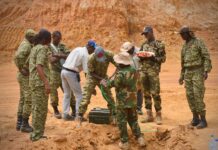 RCA: des tonnes de munitions non utilisables détruites au PK 39 sur l’axe Boali