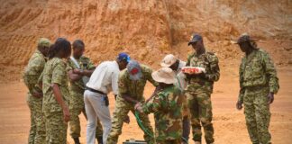 RCA: des tonnes de munitions non utilisables détruites au PK 39 sur l’axe Boali