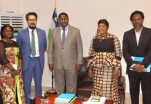 RCA: Touadera reçoit le nouveau Représentant du HCR à Bangui