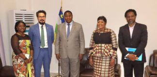 RCA: Touadera reçoit le nouveau Représentant du HCR à Bangui