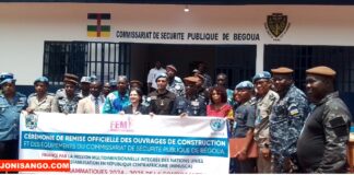RCA: inauguration du commissariat de sécurité publique de Bégoua