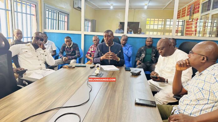 Ressortissants Bossangoa en conférence de presse à Bangui @crédit photo Erick Ngaba