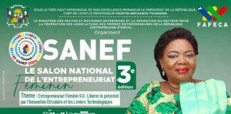 RCA: le SANEF édition 2026 placée sous le marrainage de la première Dame Tina Touadera