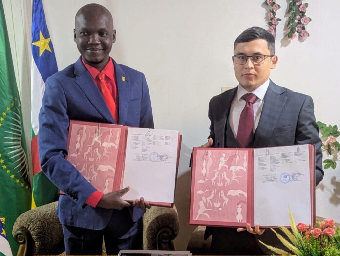 Signature d'un mémorandum d'entente entre la RCA et la Russie