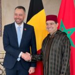 Sahara: la Belgique réaffirme son soutien à l’initiative d’autonomie sous souveraineté marocaine Le Vice-Premier ministre et ministre des Affaires étrangères belge, Maxime Prévot, avec son homologue marocain, Nasser Bourita.