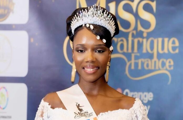 Noëlla Alazoula Teteya, Miss Centrafrique France démissionnaire