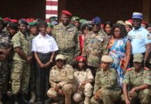 RCA: le personnel féminin des FACA renforcé sur son rôle auprès de la population et la gestion de carrière Personnel féminin des FACA