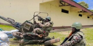 RCA: en mission à Ouanda-Djallé, le ministre de la défense appelle les FACA au professionnalisme Des éléments des forces armées centrafricaines (FACA)