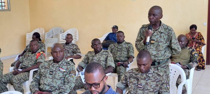 Des éléments des FACA en formation sur les droits humains à Bouar