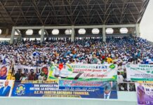 RCA: forte mobilisation sous la pluie à l’investiture de Touadera