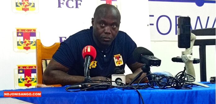 Le sélectionneur Eloge Enza-Yamissi @crédit photo Marly Pala