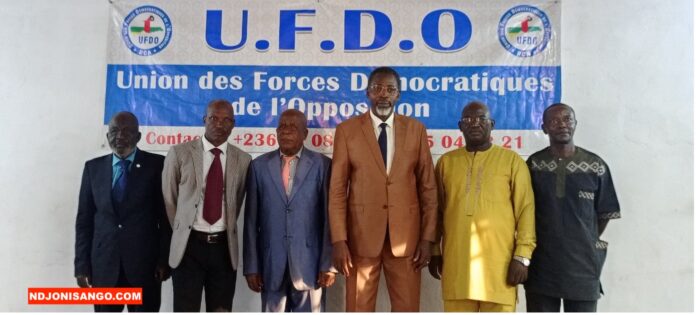 Les leaders de la plateforme politique UFDO @crédit photo Marly Pala
