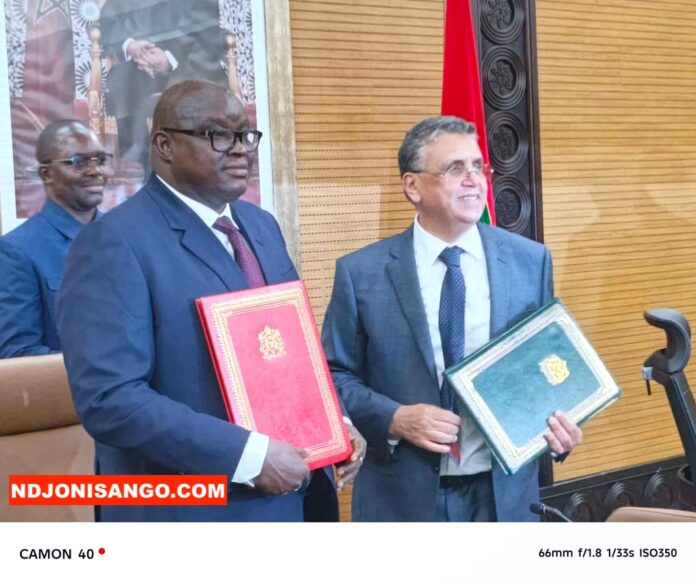 Signature d'un mémorandum d'entente de coopération judiciaire entre la RCA et le Maroc à Rabat