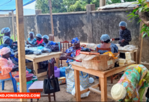RCA: le RELEFCA promeut l’autonomisation des femmes à travers les activités génératrices de revenus Le RELEFCA forme les femmes sur les activités génératrices de revenus @crédit photo Marly Pala