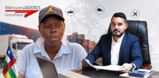 Mercure Logistics au cœur d’un scandale de harcèlements sexuels en Centrafrique La victime Samantha Olivia Nimanga et le DG Mercure Logistics Centrafrique, Yael Trad @image Erick NGABA