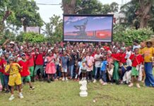 RCA: la Maison russe célèbre l’enfance à travers une journée éducative et récréative Des enfants à la maison russe á Bangui