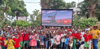 RCA: la Maison russe célèbre l’enfance à travers une journée éducative et récréative Des enfants à la maison russe á Bangui