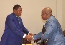 RCA: le président Touadéra reçoit le nouveau chef de la commission de la CEEAC Faustin Archange Touadéra et le président de la commission de la CEEAC