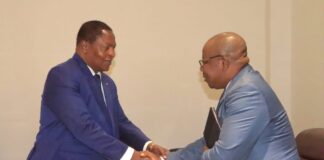 RCA: le président Touadéra reçoit le nouveau chef de la commission de la CEEAC Faustin Archange Touadéra et le président de la commission de la CEEAC