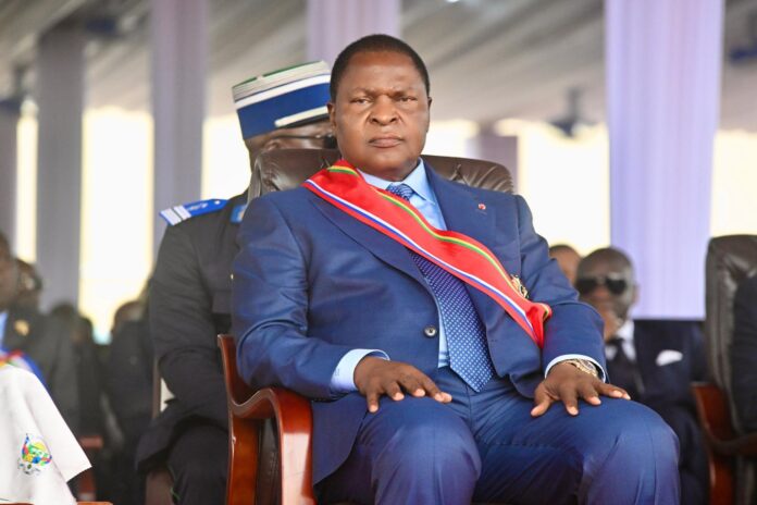 Faustin Archange Touadéra Faustin Archange Touadéra, chef de l'Etat centrafricain