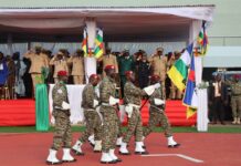 RCA: les forces de défense et de sécurité mobilisées pour l’investiture du président de la 7e République Le forces de défense et de sécurité de la République centrafricaine à l'investiture de Faustin Archange Touadéra