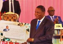 RCA: Faustin Archange Touadéra élevé au rang de Grand Maître des Arts à Bangui