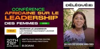 RCA: Catherine Samba-Panza porte la voix des femmes centrafricaines sur la scène continentale