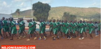 RCA: formation militaire des ex-combattants comme agents des eaux et forêts Les ex-combattants en formation @crédit photo Jolidon Tcheckoé