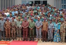 RCA: les femmes des forces de défense et de sécurité appelées à renforcer la synergie et le leadership Les femmes des forces de défense et de sécurité centrafricaine @crédit photo Marly Pala