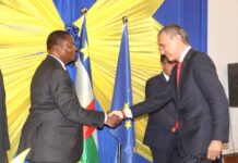 RCA: le président Touadéra prend part à la célébration de la Journée de l’Europe à Bangui