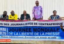 RCA : la journée mondiale de la liberté de presse célébrée en différé à Bangui