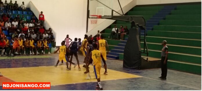 championnat de basketball de la ligue de Bangui en senior masculin @crédit photo Marly Pala