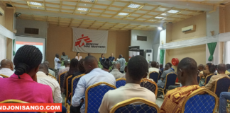 RCA: MSF dresse le bilan de ses activités 2025 et renouvelle son engagement en faveur de l’accès aux soins Présentation du bilan de MSF en Centrafrique @crédit photo Marly Pala