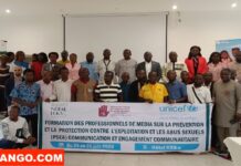 RCA: la prévention et protection contre l’exploitation et les abus sexuels au centre de formation des journalistes Formation des Journalistes sur les abus et exploitation sexuels @crédit photo Jolidon Tcheckoé
