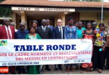 RCA: le HCC lance le débat sur le cadre normatif et réglementaire des médias Un aterlier sur le cadre normatif et réglementaire des médias @crédit photo Alfred Yemétchipa