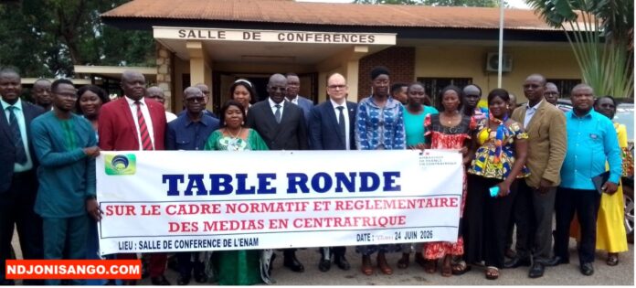 Un aterlier sur le cadre normatif et réglementaire des médias @crédit photo Alfred Yemétchipa