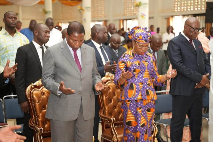 Le couple présidentiel Tina Touadera Le couple présidentiel Tina Touadera