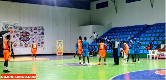 Championnat de la ligue de basketball de bangui @crédit photo Marly Pala